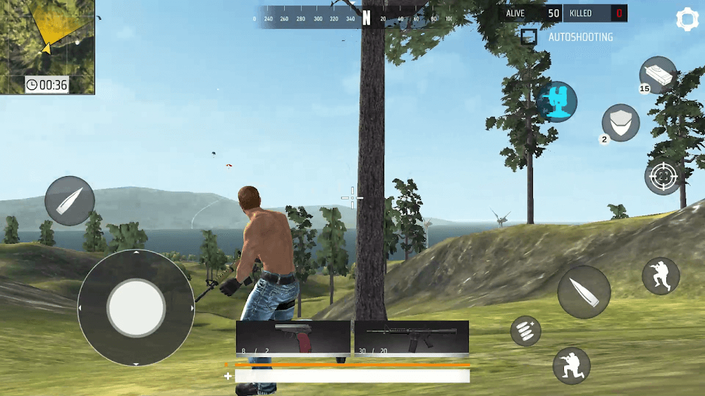 Captura de pantalla de jugabilidad 5 de Battle Royale Fire Prime Free