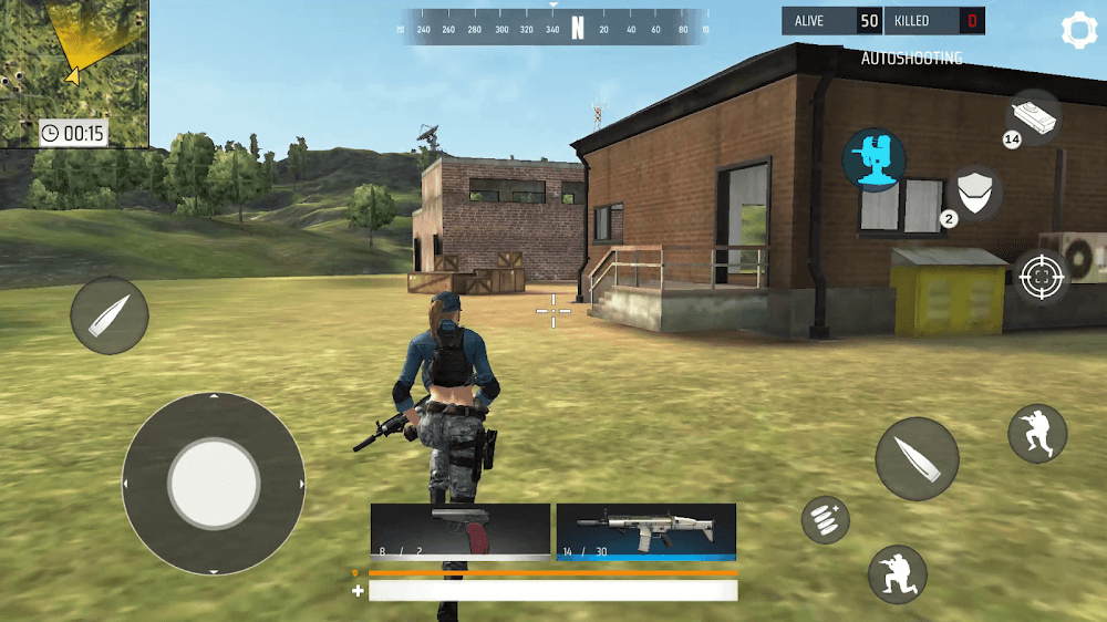 Captura de pantalla de jugabilidad 6 de Battle Royale Fire Prime Free