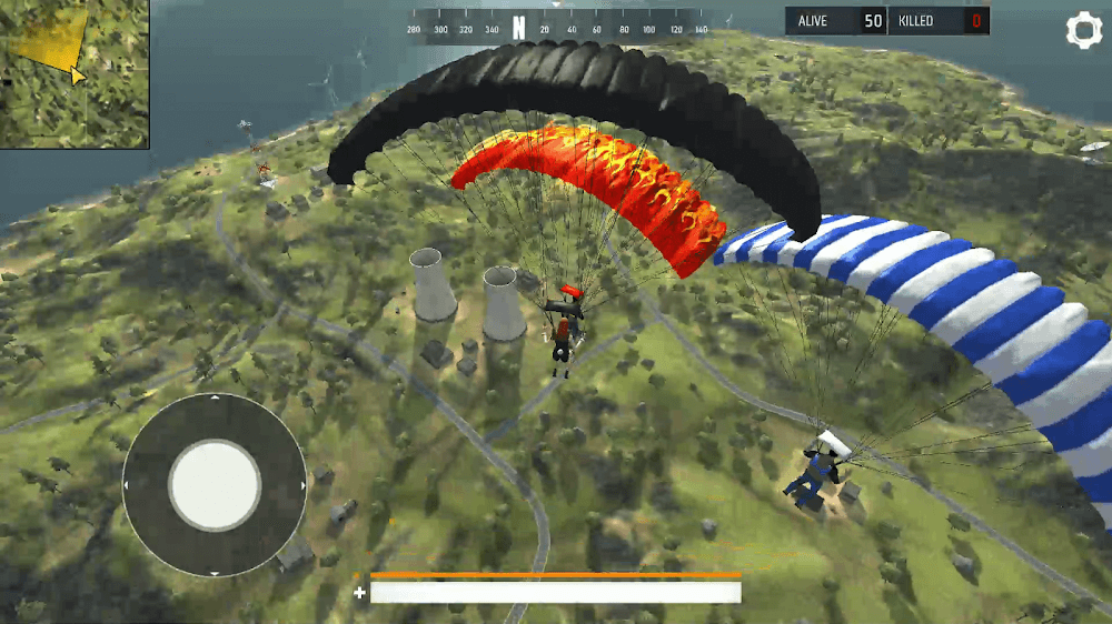 Captura de pantalla de jugabilidad 3 de Battle Royale Fire Prime Free
