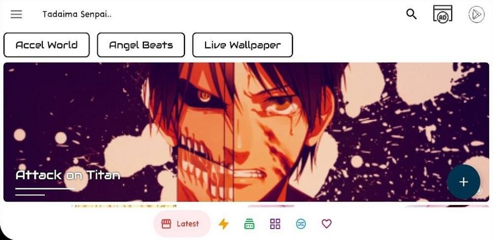 Captura de pantalla de Anime Wallpaper 1