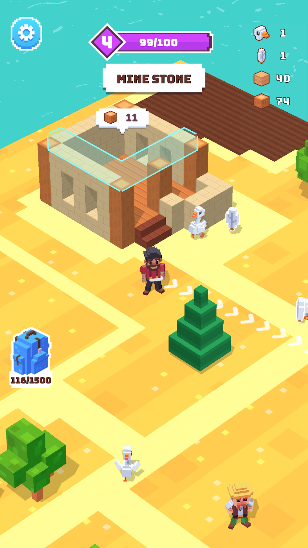 Craft Valley: Building Game captura de pantalla 6