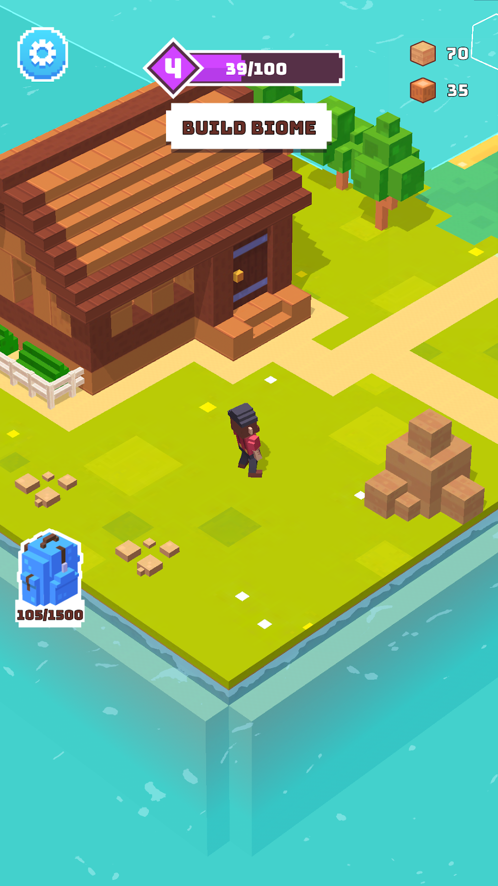 Craft Valley: Building Game captura de pantalla 4