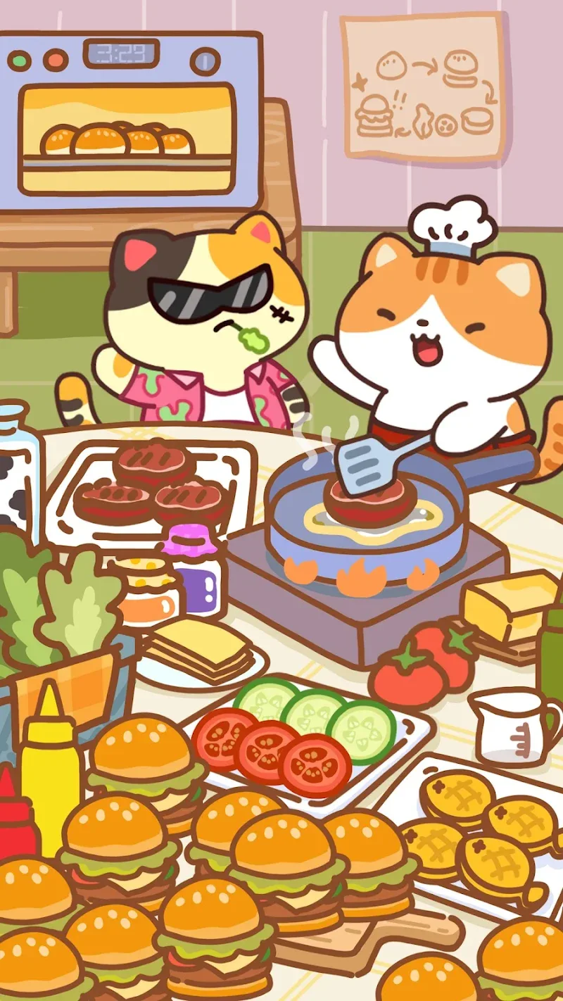 Captura de pantalla 2 de Cat Cooking Bar