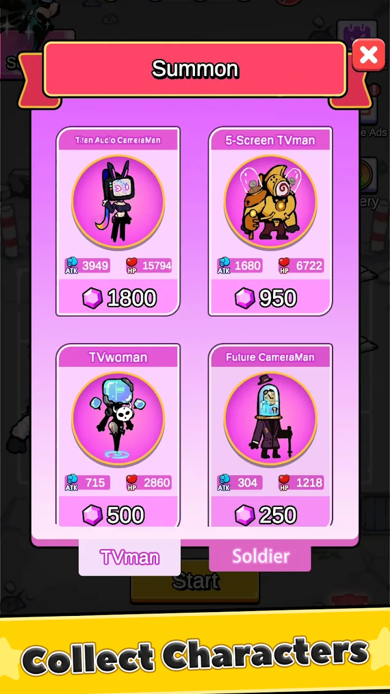 Captura de pantalla del juego de Battle Warriors: Juego de Estrategia 4