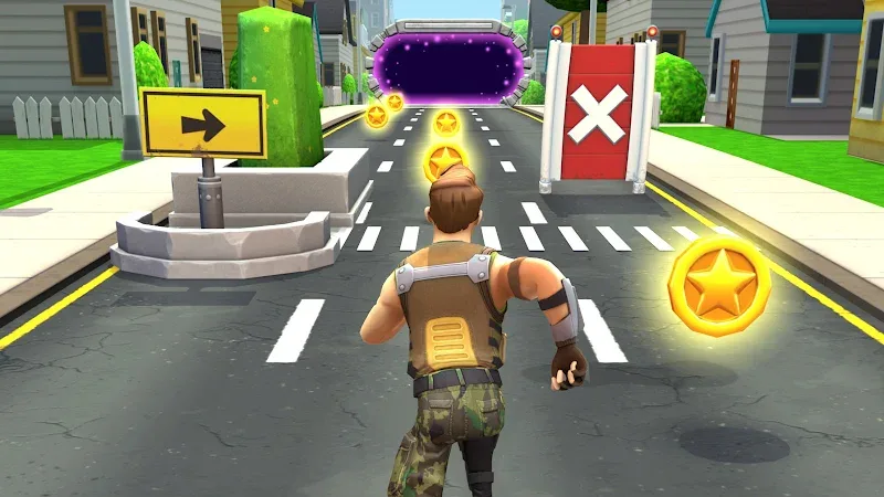 Captura de pantalla de Battle Subway Run 3
