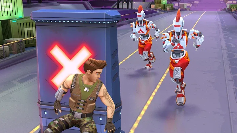 Captura de pantalla de Battle Subway Run 4