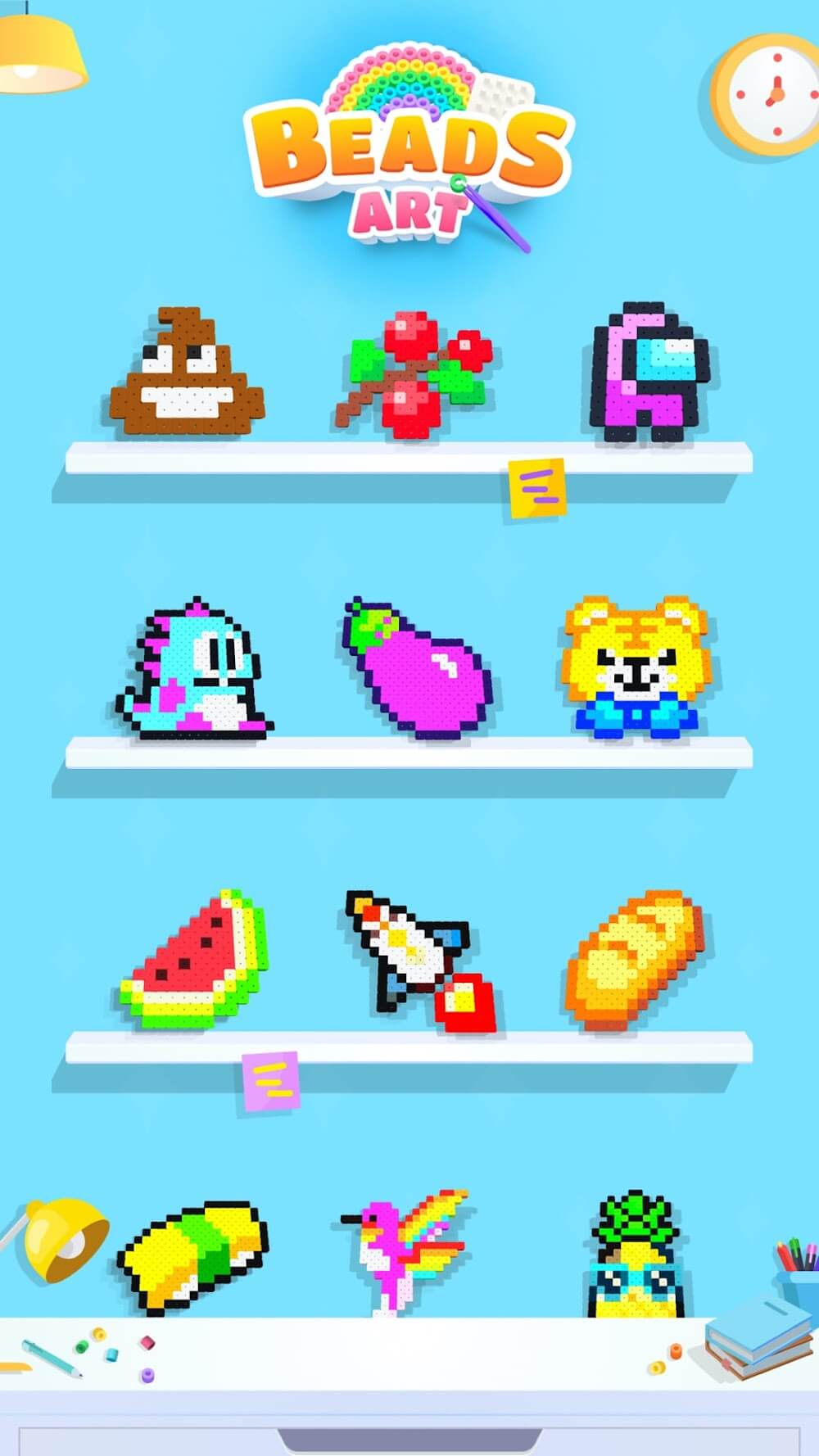 Capture d'écran de gameplay de BeadArt 4