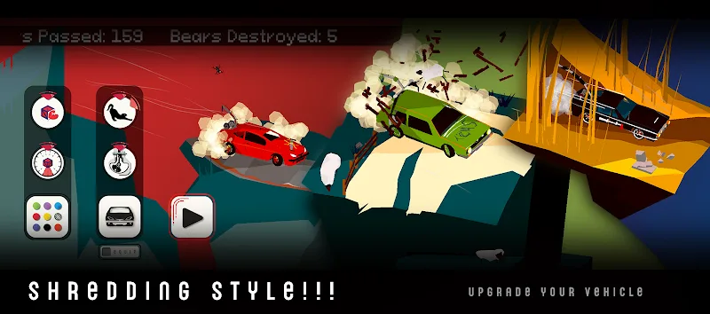 Captura de pantalla 3 de Bear Avalanche - Combat Drift