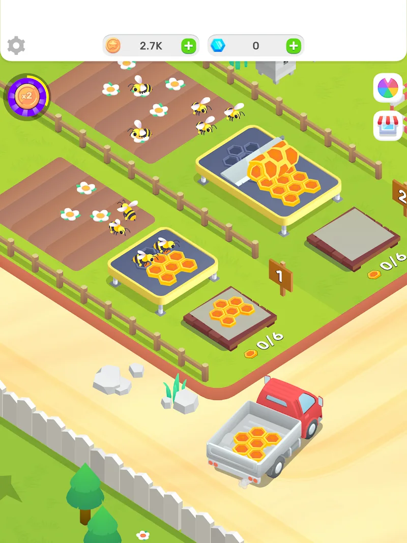 Bee Farm: Idle Tycoon captura de pantalla 6