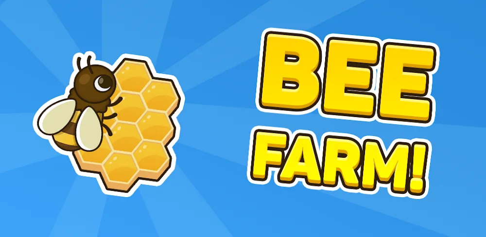 Bee Farm: Idle Tycoon captura de pantalla 1