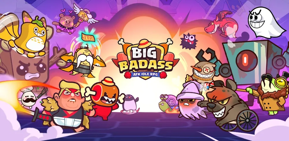 Captura de pantalla 1 de Big Badass: AFK Idle RPG