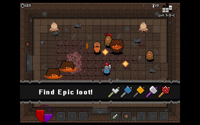 Captura de pantalla del juego bit Dungeon 2