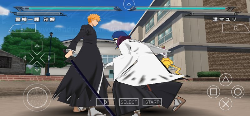Capture d'écran de combat de boss de Bleach: Heat the Soul 7 4