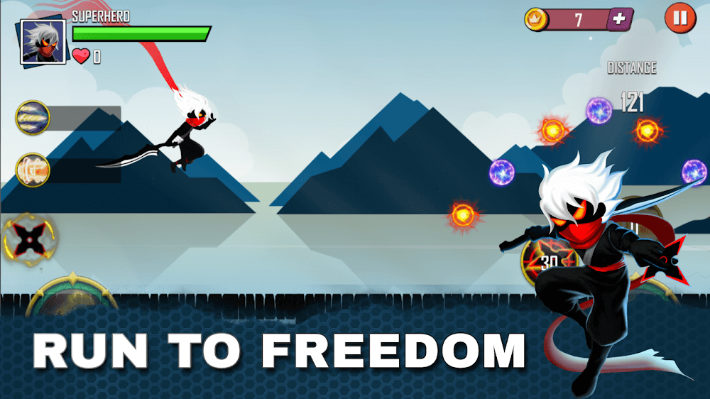 Capture d'écran du gameplay de Blind Ninja: Shadow Forest 4