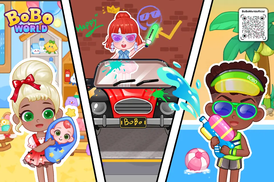 Captura de pantalla del gameplay de BoBo World Family 5