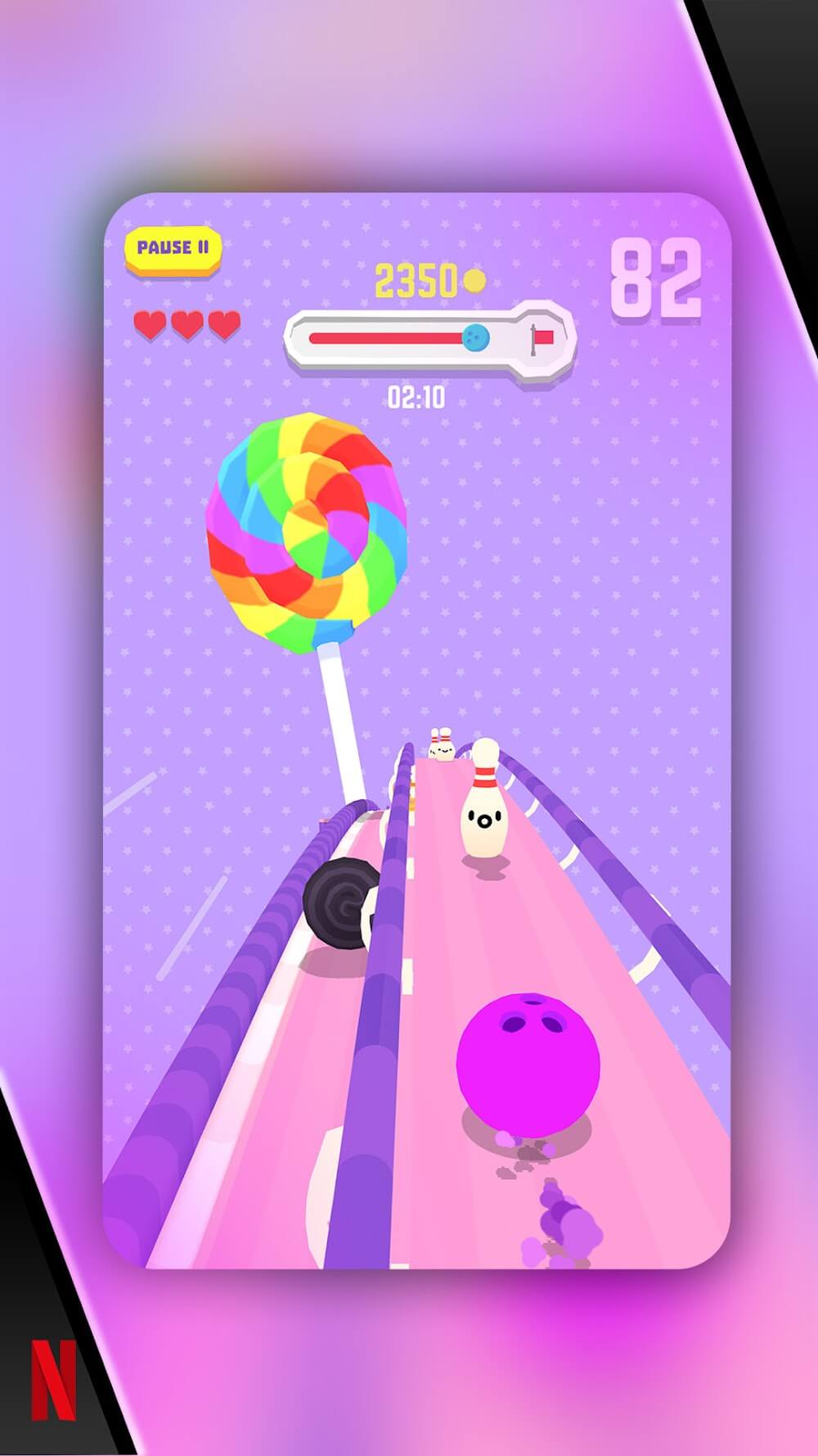 Captura de pantalla del juego Bowling Ballers 6
