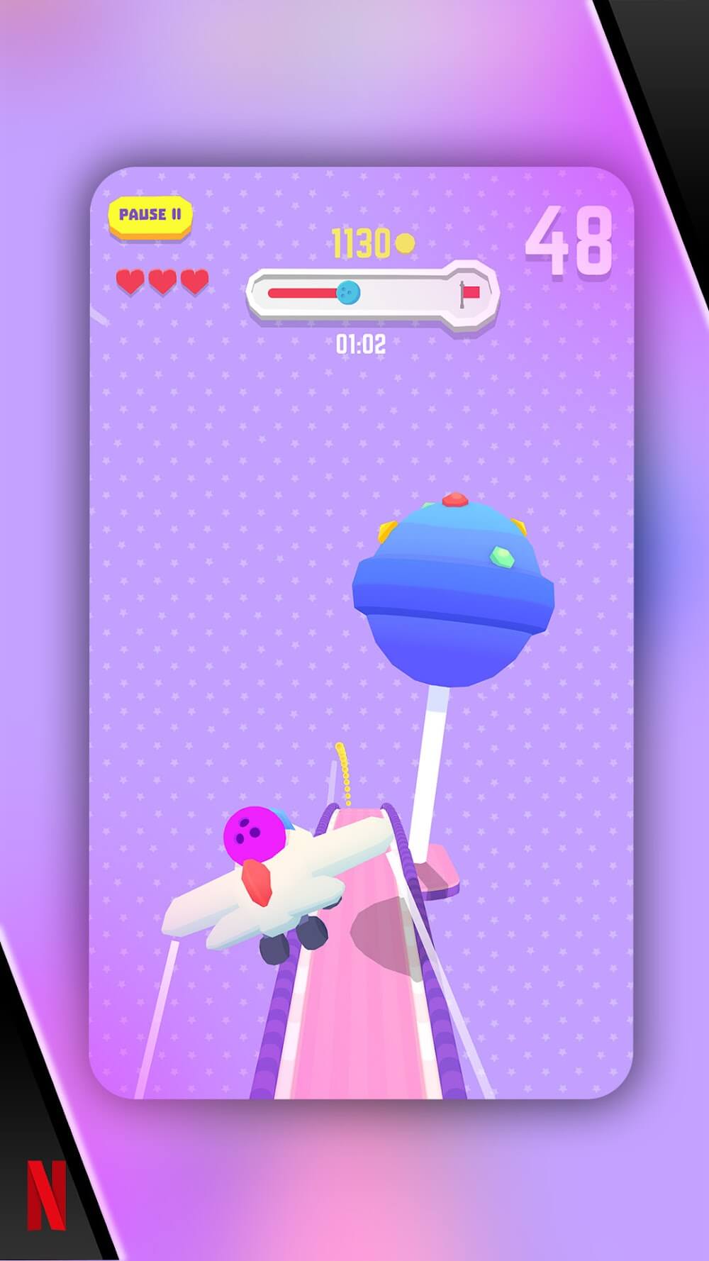 Captura de pantalla del juego Bowling Ballers 4