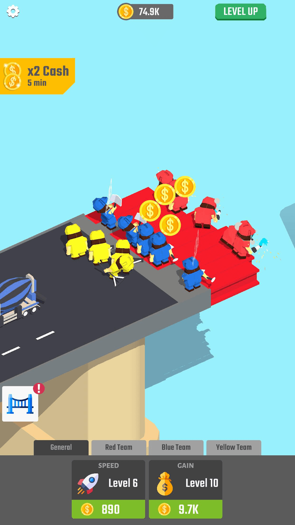 Captura de pantalla 3 del juego Bridge Idle
