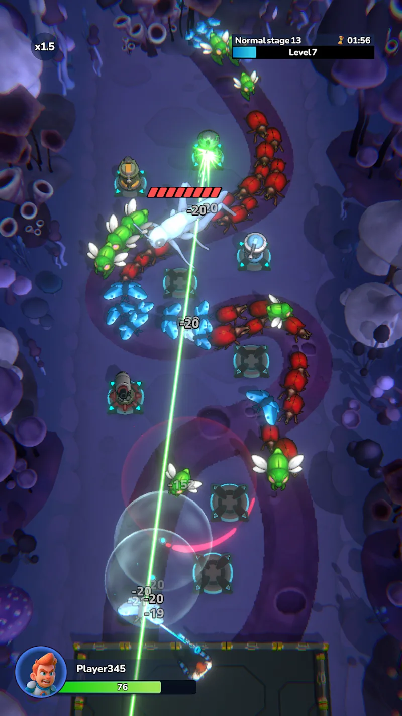 Captura de pantalla 4 de Bugs Attack Tower Defence