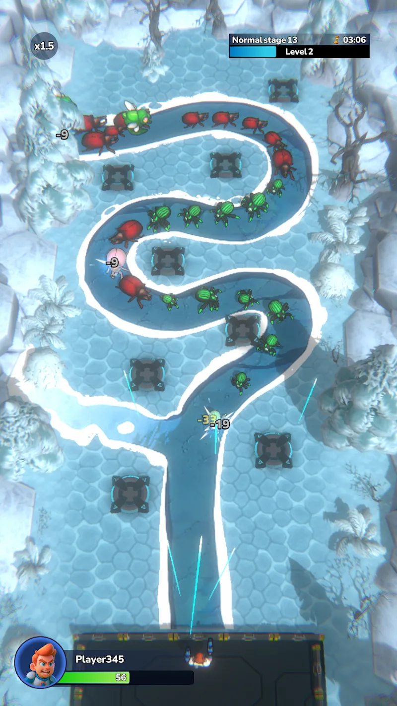 Captura de pantalla 3 de Bugs Attack Tower Defence