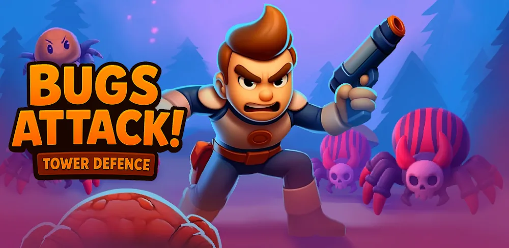 Captura de pantalla 1 de Bugs Attack Tower Defence