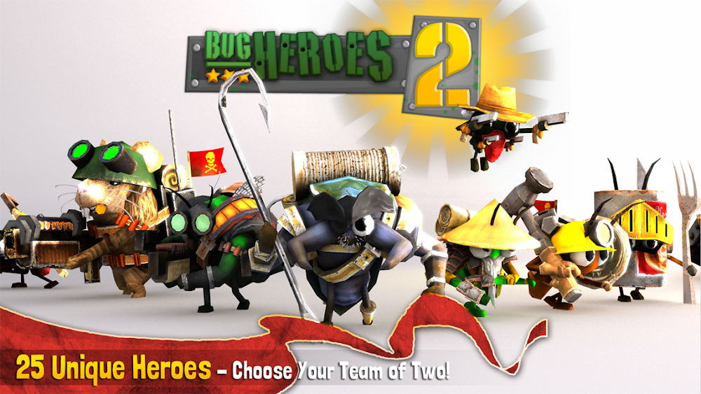 Captura de pantalla 2 de Bug Heroes 2: Premium