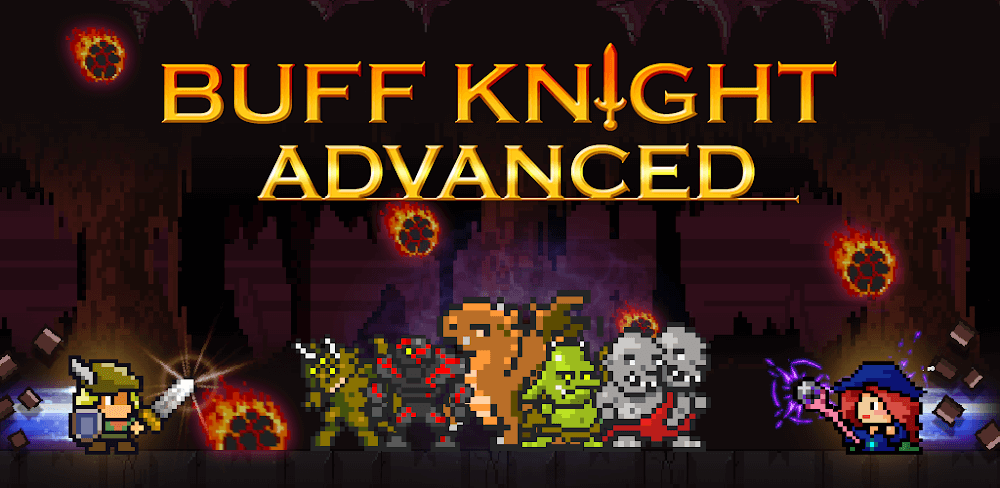 Captura de pantalla de jugabilidad 1 de Buff Knight Advanced