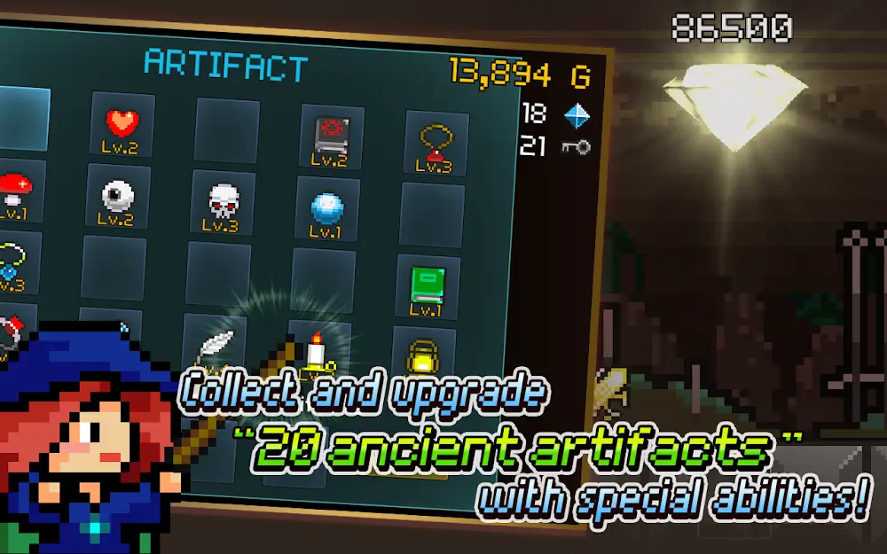 Captura de pantalla de jugabilidad 4 de Buff Knight Advanced