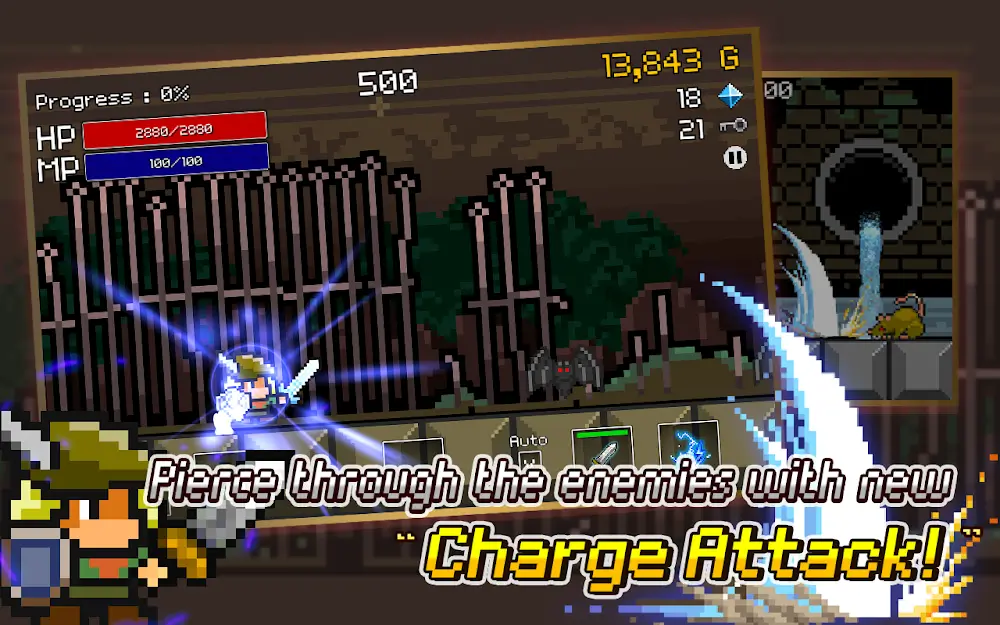 Captura de pantalla de jugabilidad 5 de Buff Knight Advanced
