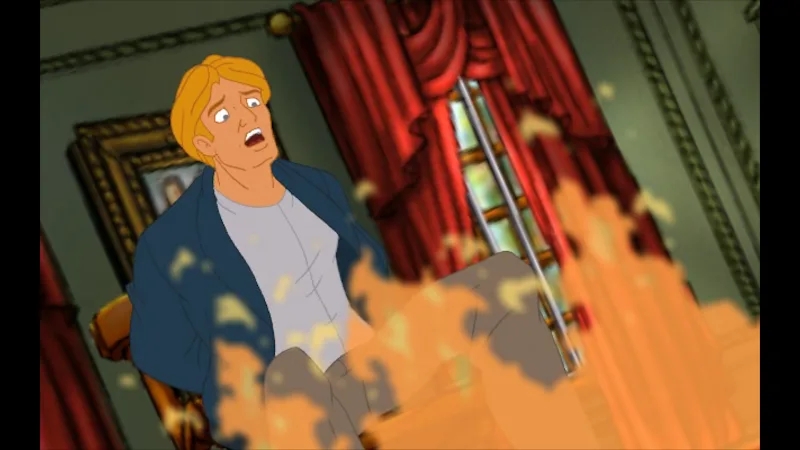 Tangkapan layar gameplay Broken Sword 2: Remastered 5