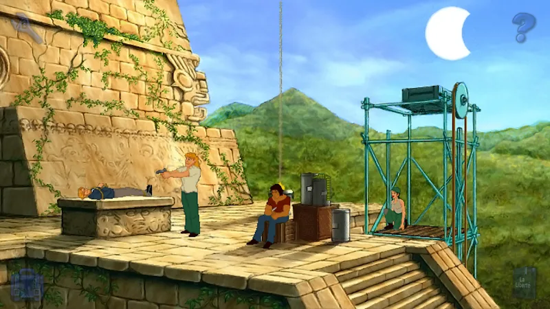 Tangkapan layar gameplay Broken Sword 2: Remastered 4