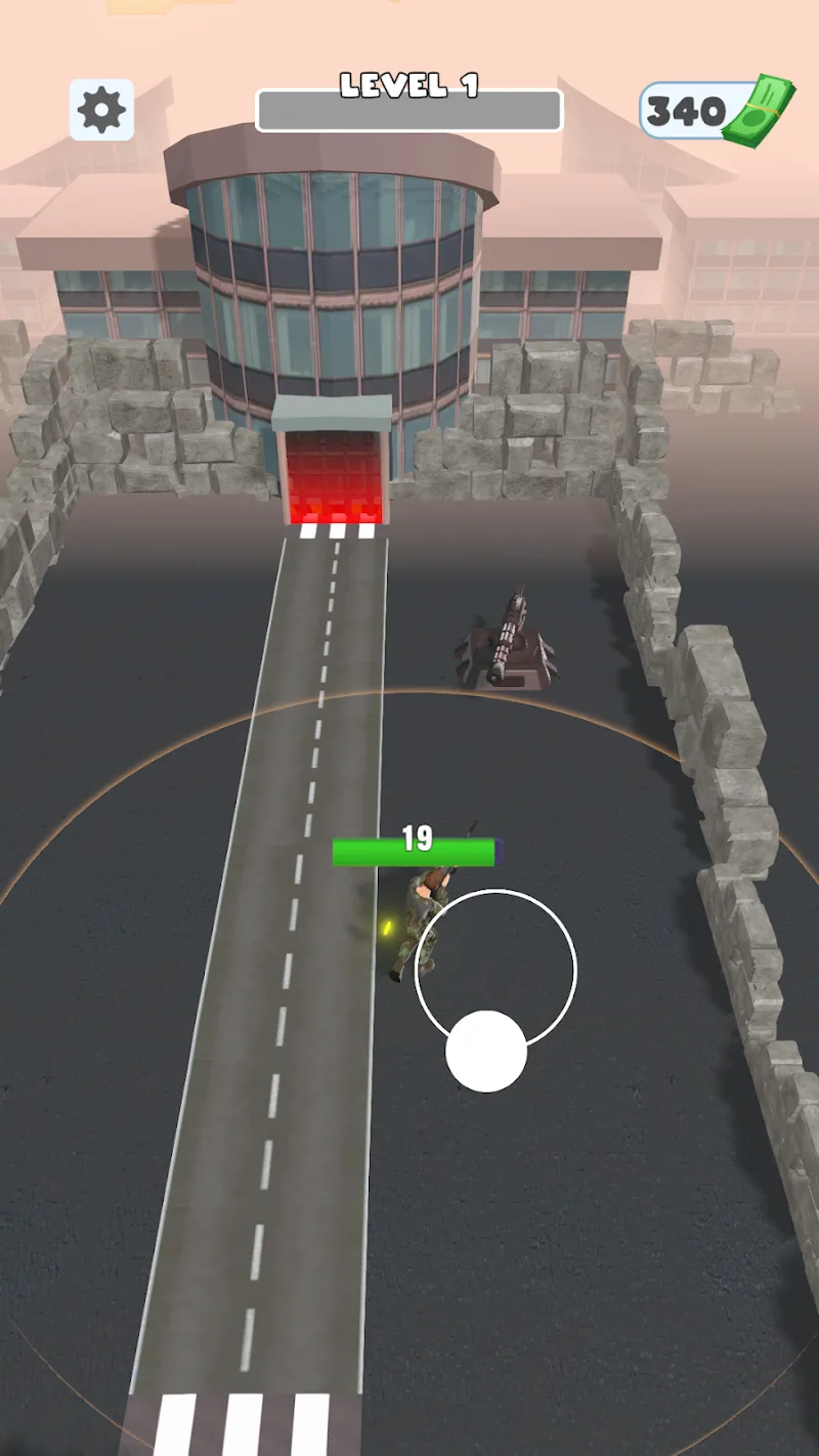 Capture d'écran de gameplay de Bullet Dodger 2