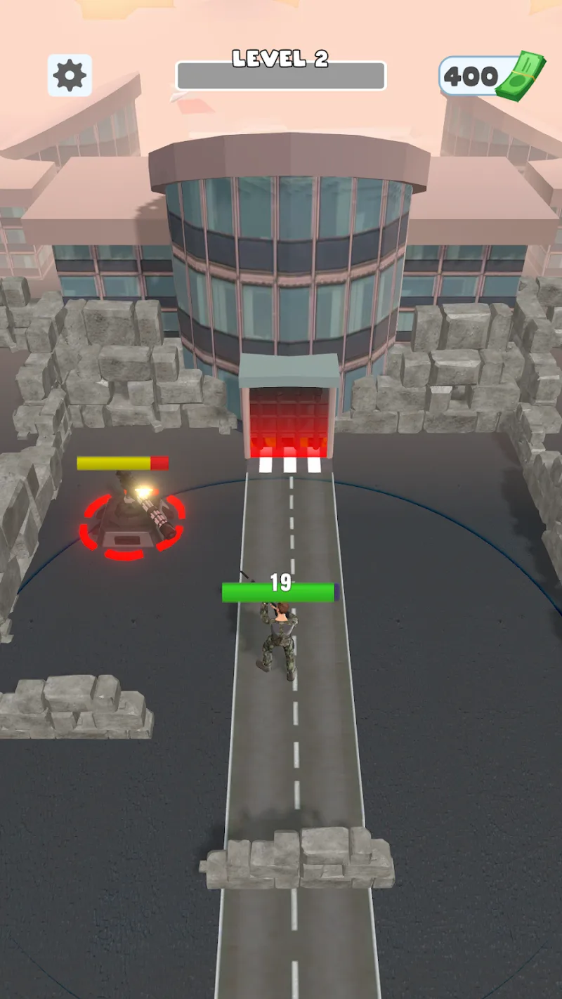 Capture d'écran de gameplay de Bullet Dodger 6
