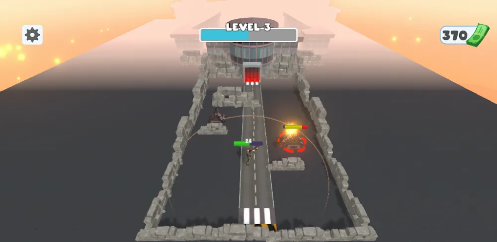 Capture d'écran de gameplay de Bullet Dodger 1