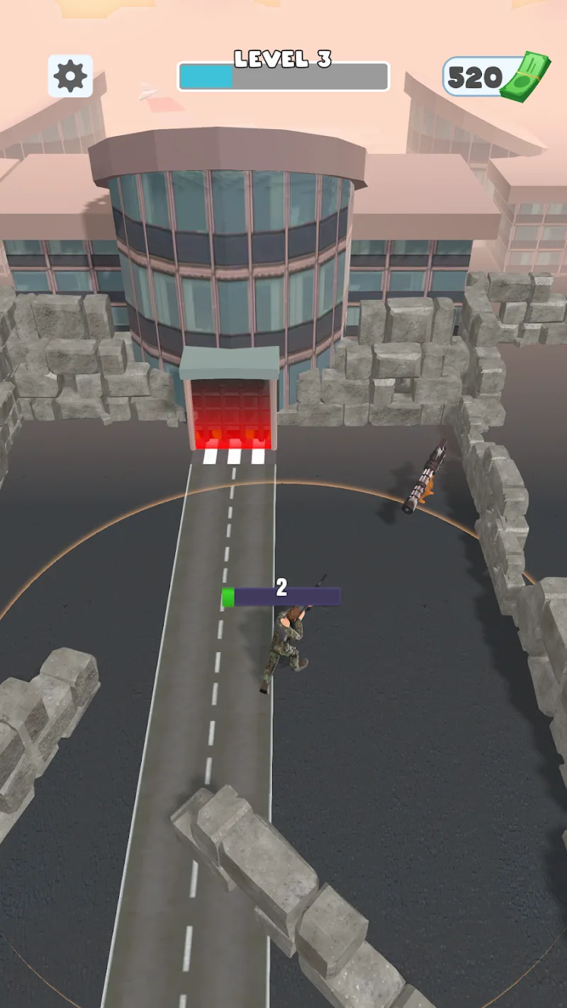 Capture d'écran de gameplay de Bullet Dodger 5