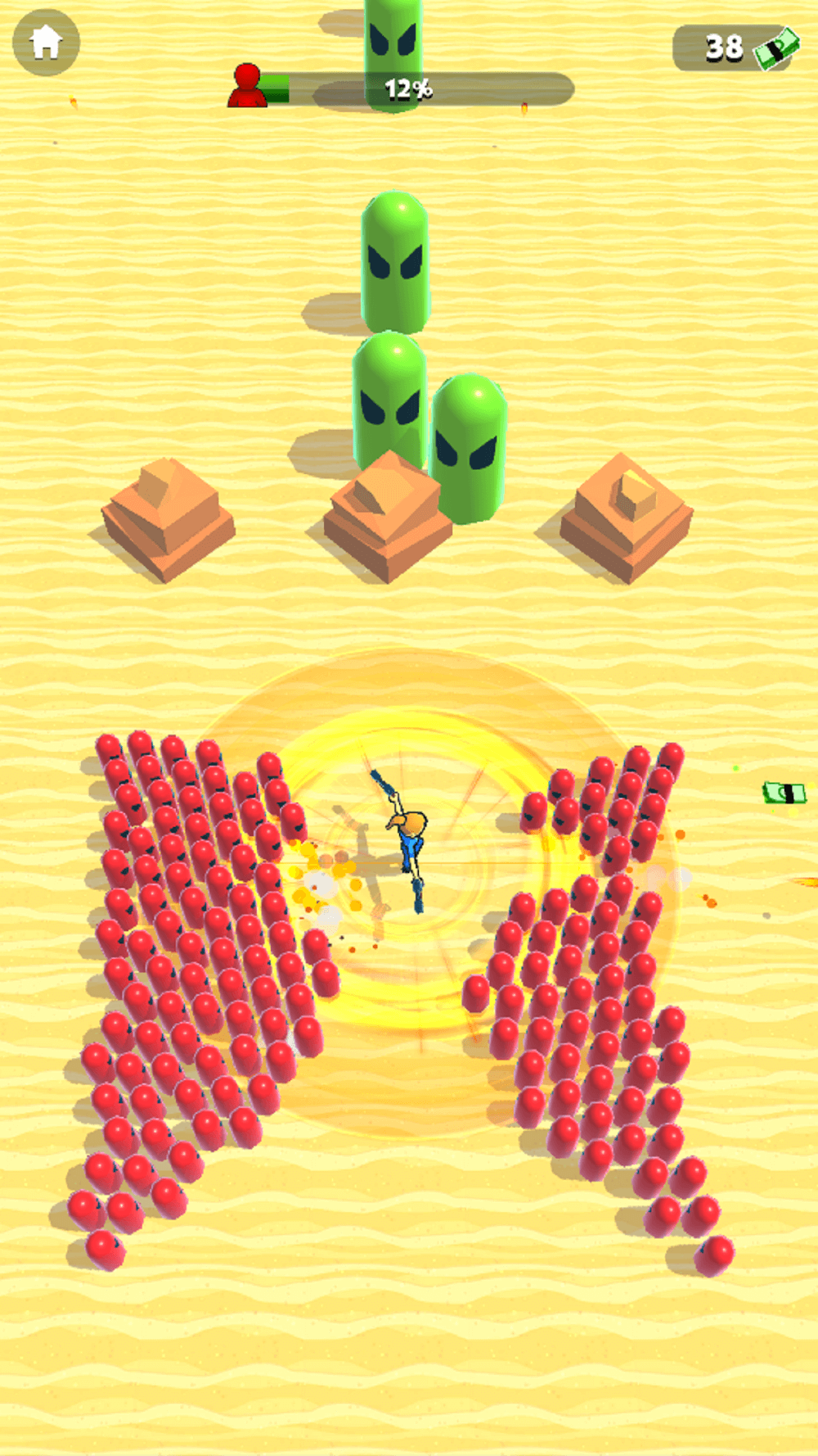 Capture d'écran de gameplay de Bullet Rush! 4