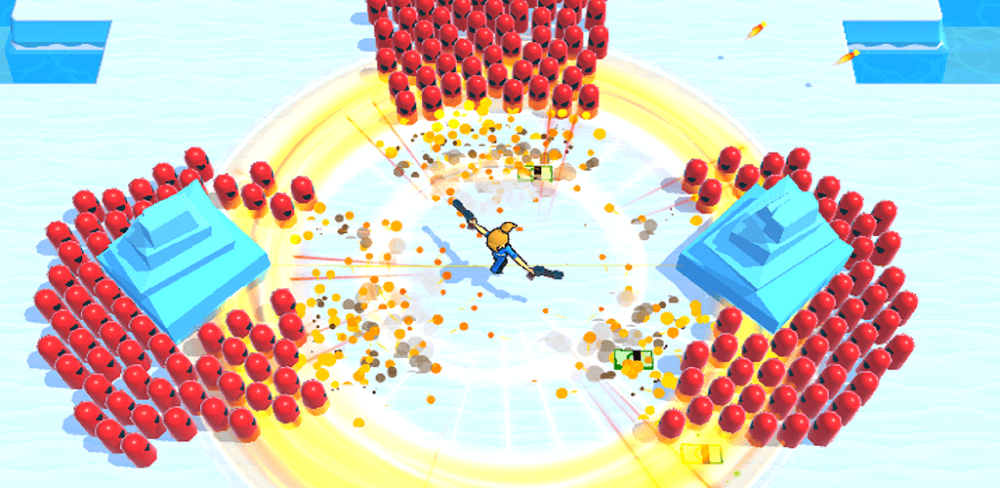 Capture d'écran de gameplay de Bullet Rush! 1