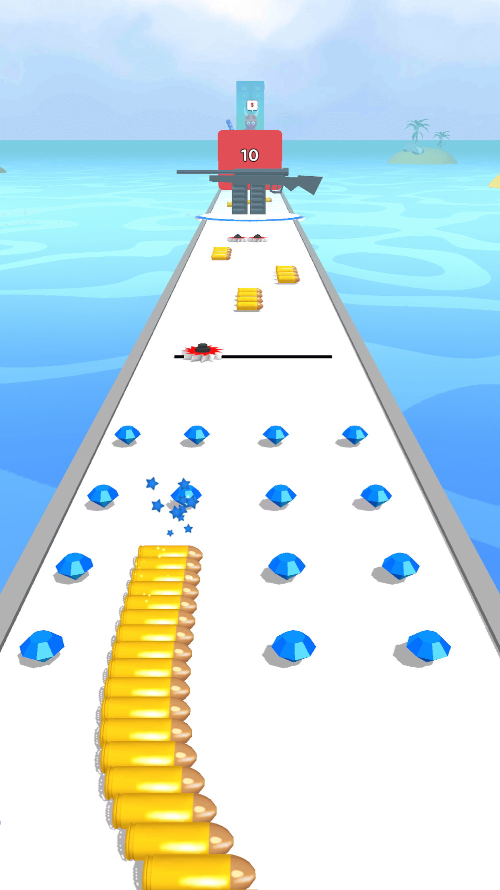 Captura de pantalla del juego Bullet Stack 7
