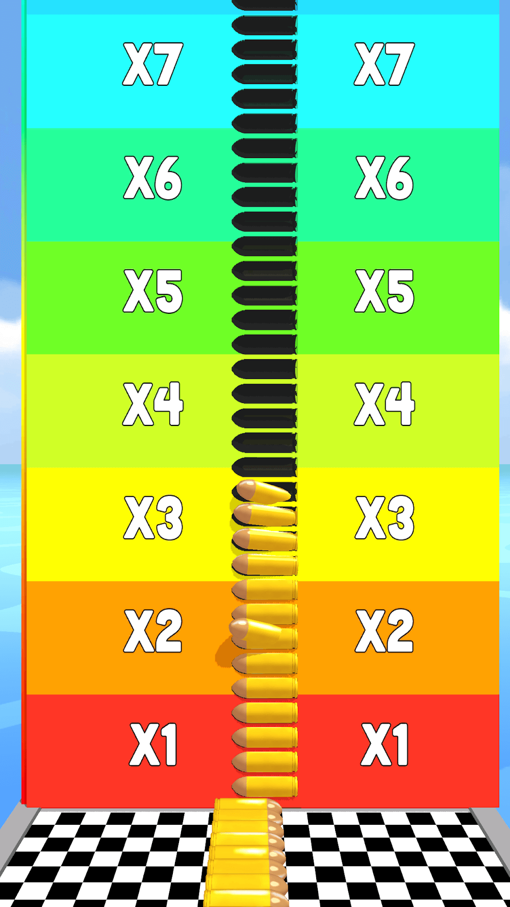 Captura de pantalla del juego Bullet Stack 5