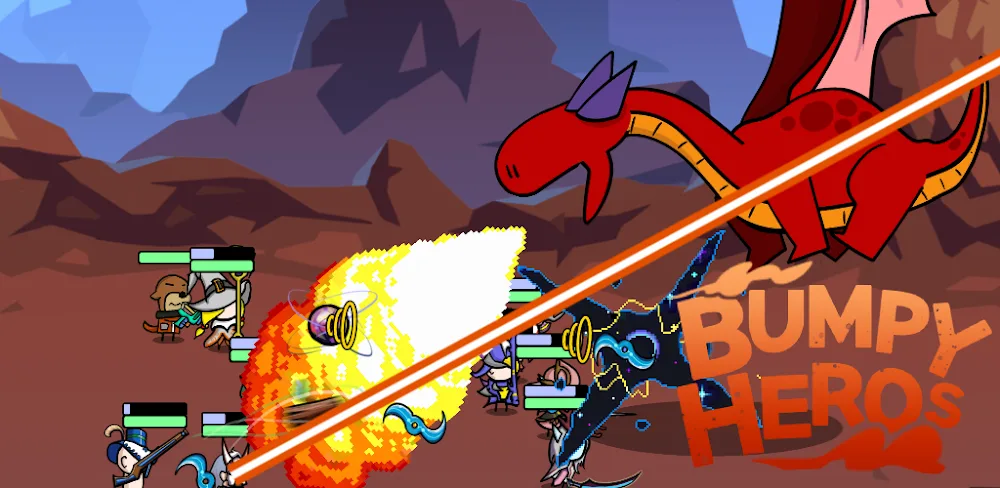 Captura de pantalla del juego Bumpy Heros 1