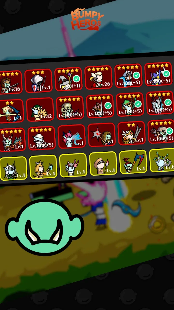 Captura de pantalla del juego Bumpy Heros 6