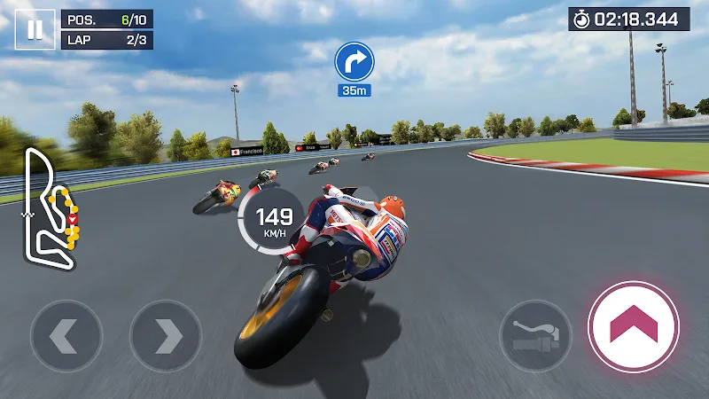 Captura de pantalla 6 de Moto Rider: Bike Racing Game