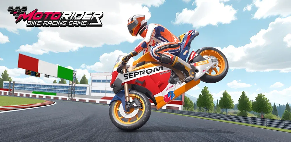 Captura de pantalla 1 de Moto Rider: Bike Racing Game
