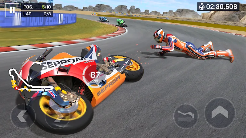 Captura de pantalla 2 de Moto Rider: Bike Racing Game
