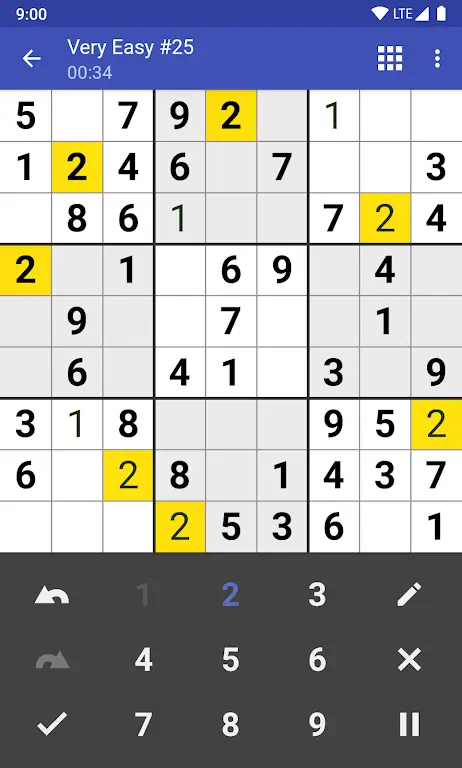 Andoku Sudoku 3 gameplay preview 4