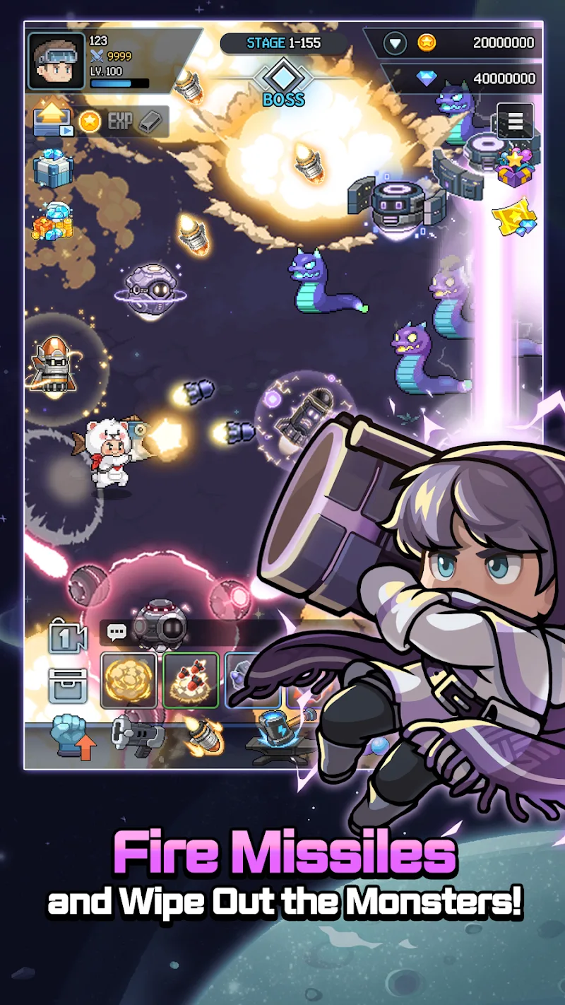 Aperçu du gameplay de Cannon Shooter: Dot Idle RPG 4
