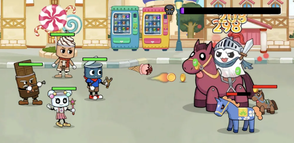 Preview dalam game Canned Heroes 1