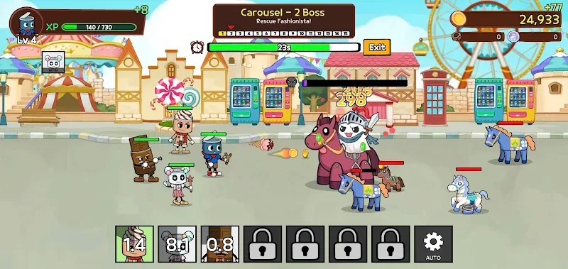 Preview dalam game Canned Heroes 3