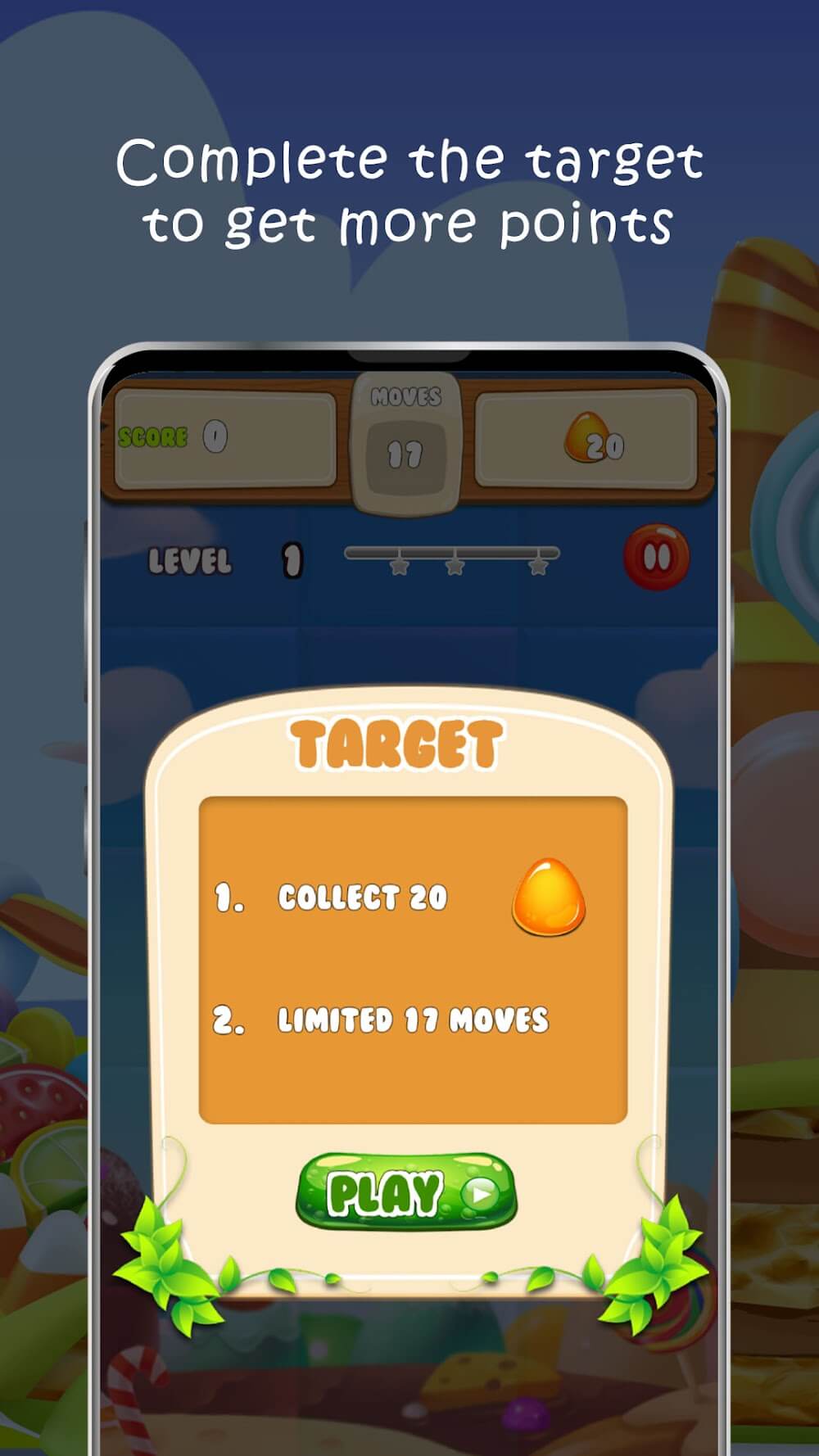 Candy Heroes Mania captura de pantalla del juego 4