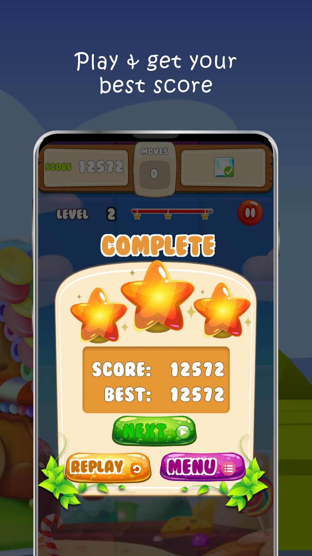 Candy Heroes Mania captura de pantalla del juego 6